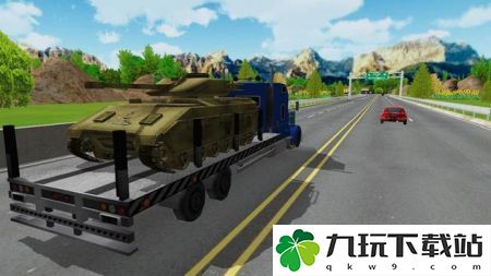 坦克运输车3D